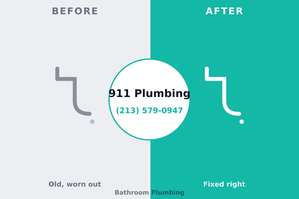 Before and after: plumbing repair Foristell, MO